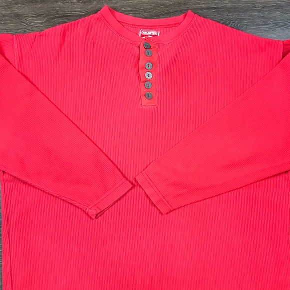 Unlimited Marlboro Tobacco Cigarette Brand Men’s Vintage 90’s Thermal Sweatshirt - Picture 2 of 5